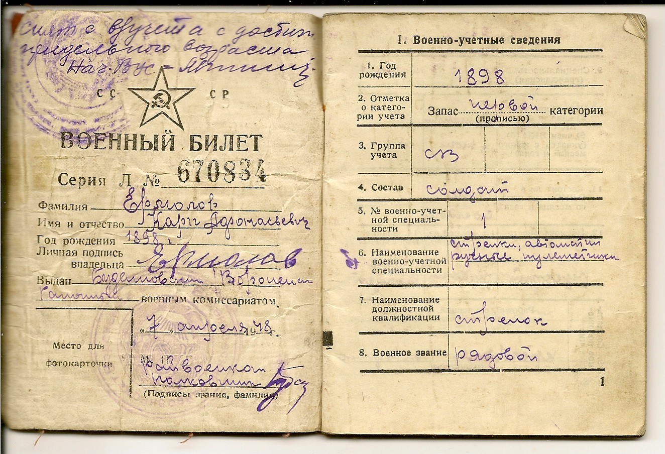 Как сделать запрос в военкомат на участника вов по фамилии образец